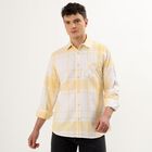 Men's 100% Cotton Regular Collar Casual Shirt, पीला, small image number null