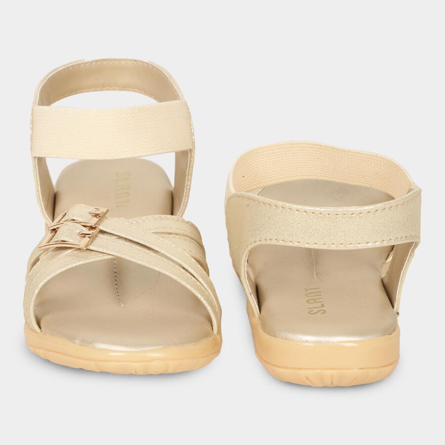 Girls' Sandal, Golden, large image number null