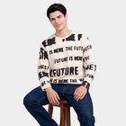 Men's Beige Crew Neck Regular T-Shirt, गहरा पीला, small