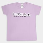 Girls' 100% Cotton T-Shirt, लाइलेक, small image number null