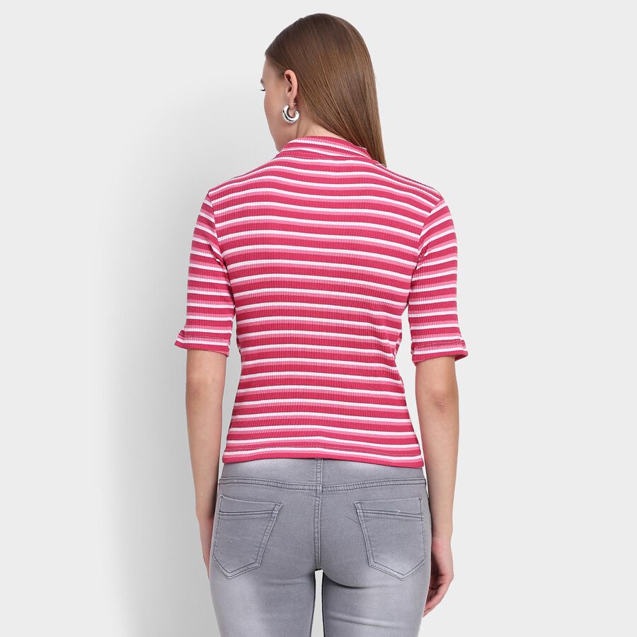Ladies'  Crop  Top, Pink, large image number null