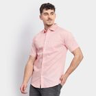 Men's 100% Cotton Casual Shirt, Pink, small image number null