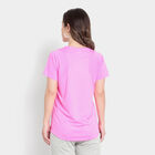 Solid Round Neck T-Shirt, Pink, small image number null