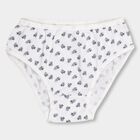 Girls' 100% Cotton V-Cut Panty , Navy Blue, small image number null
