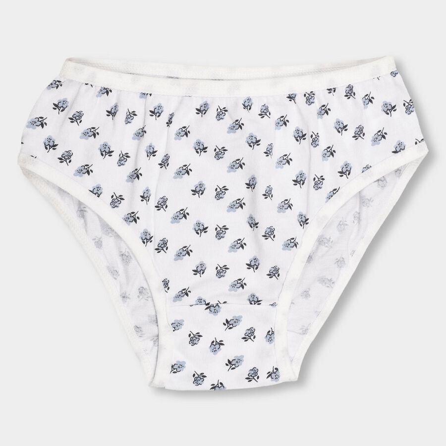 Girls' 100% Cotton V-Cut Panty , Navy Blue, large image number null