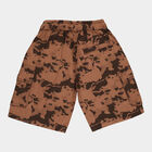 Boys Cotton Bermuda, भूरा, small image number null