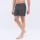 Men's 100% Cotton Boxers, काला, small