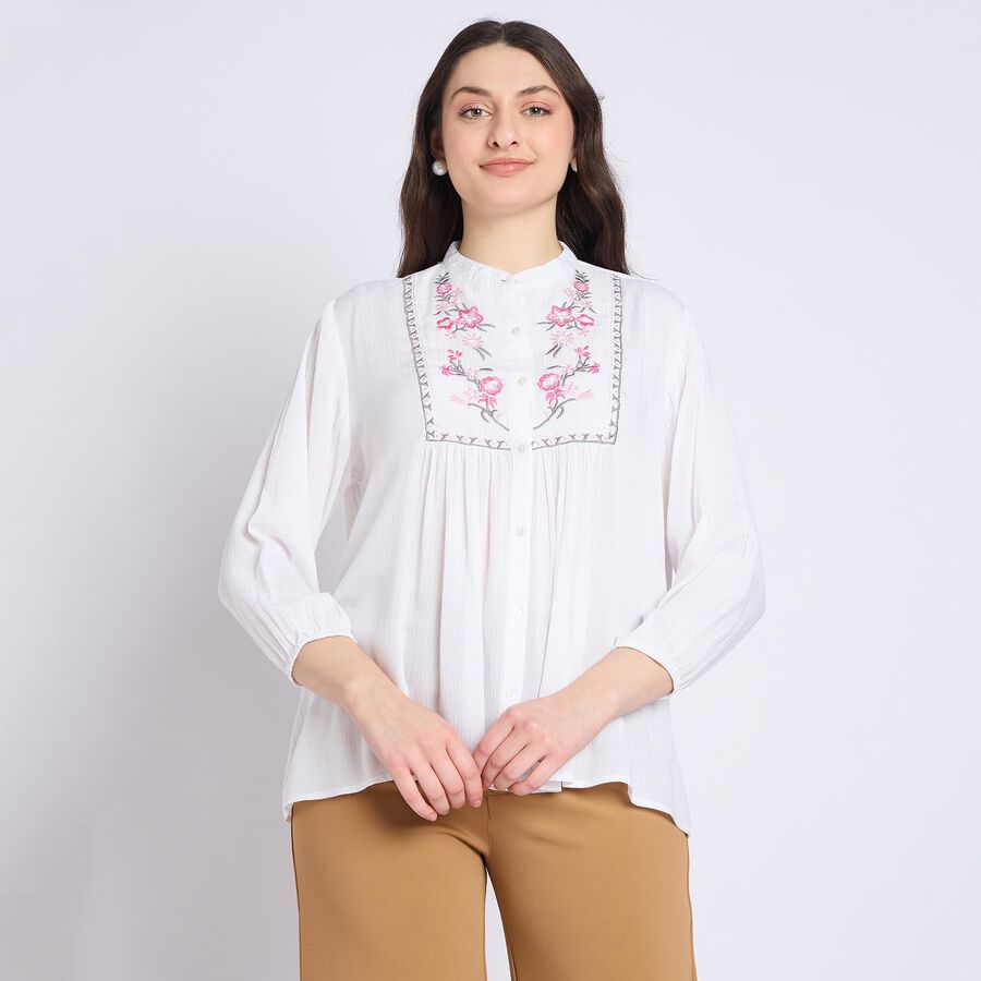 Ladies' Shirt , Off White, large image number null