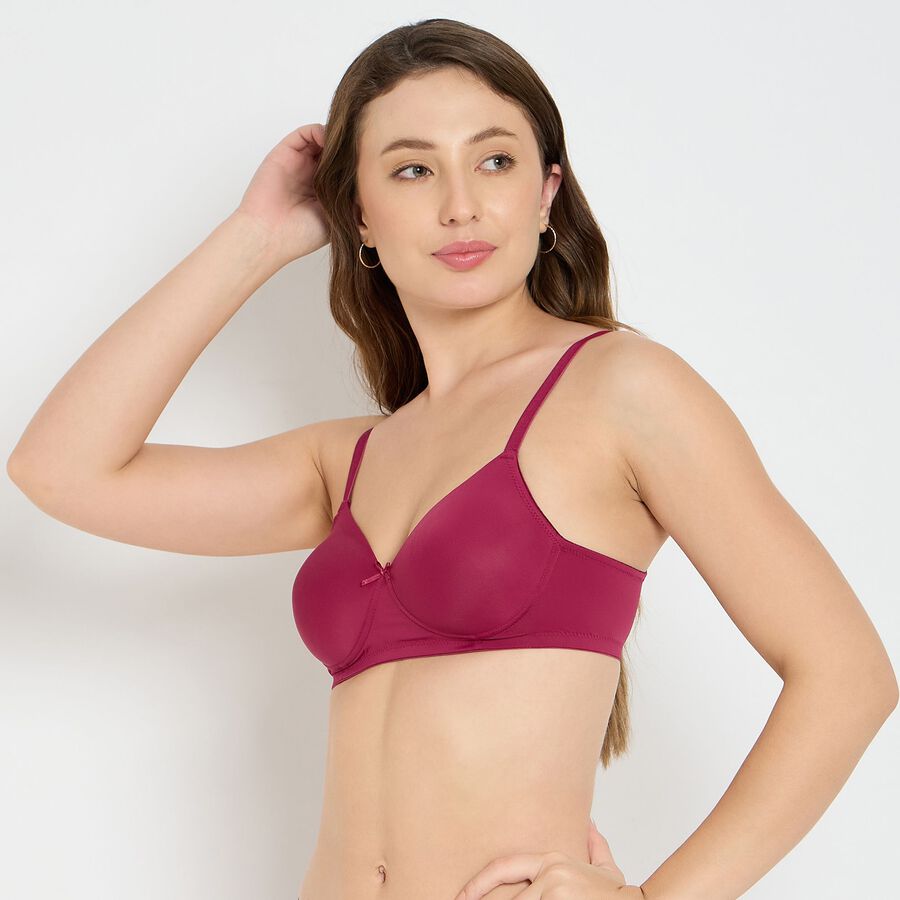 Ladies' Bra, वाइन, large image number null