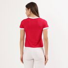 Ladies' Round Neck T-Shirt , Fuchsia, small image number null