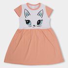 Girls' Frock , पीच, small image number null
