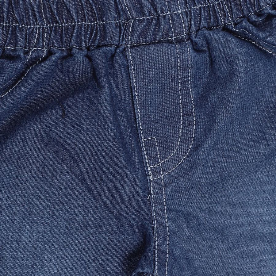 Infants' Soft Pink Cotton Bunny Printed Sleeveless Casual Top and Capri Set, Pink, large