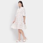 Ladies' Dress , ऑफ व्हाइट, small image number null