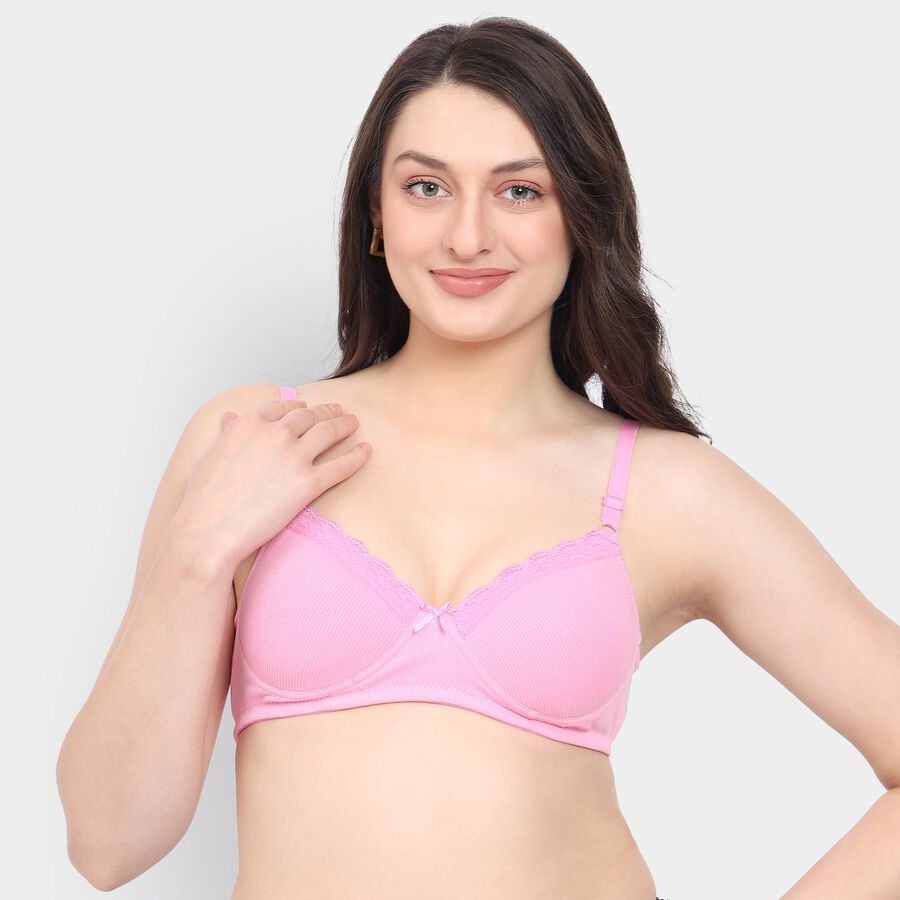 Ladies' Bra , हल्का गुलाबी, large image number null