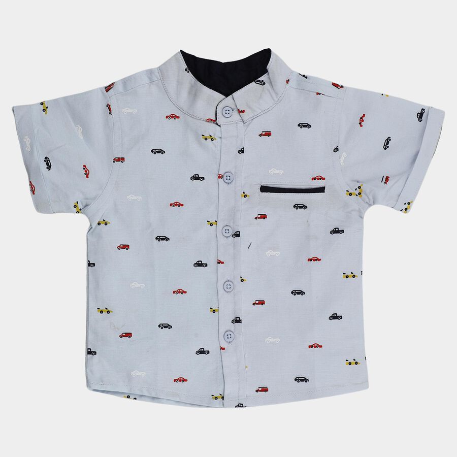 Infants' Shirt, Light Blue, large