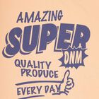 Boys Round Neck T-Shirt, Peach, small image number null