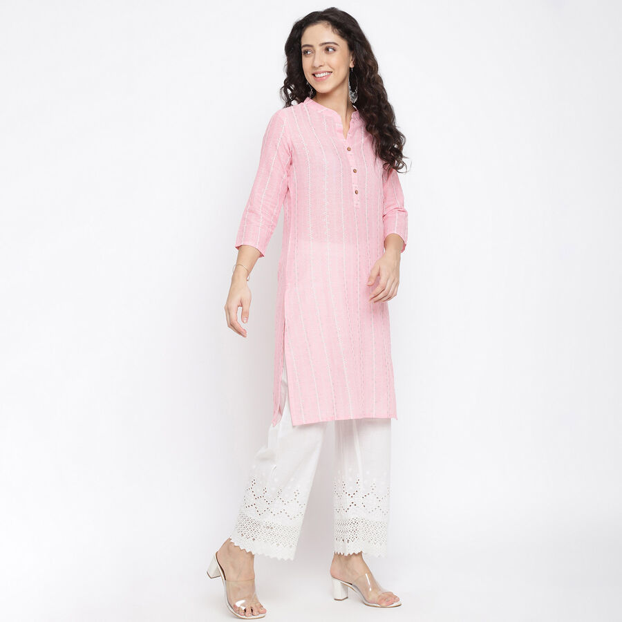 Cotton Printed Kurta, Coral, large image number null