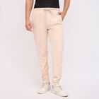 Men's Active Track Pants, Ecru Melange, small image number null