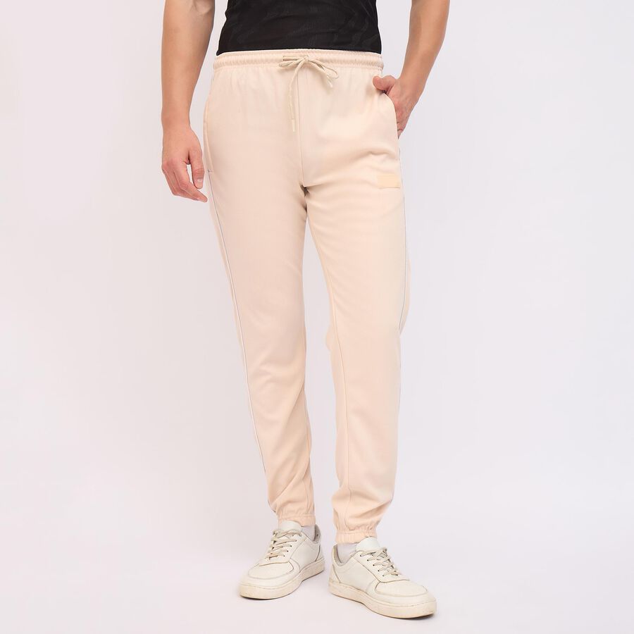 Men's Active Track Pants, Ecru Melange, large image number null
