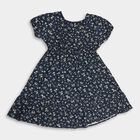 Girls' Dress , नेवी ब्लू, small image number null