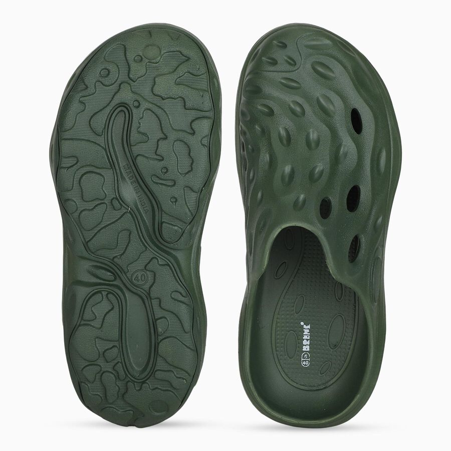 Men's Slipper, Olive, large