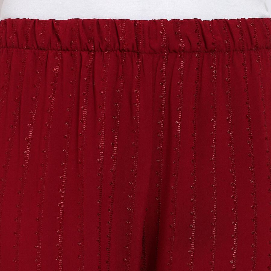 Ladies' Palazzos , मरून, large image number null