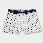 Boys' Soft White Regular Fit Star Print Briefs, मिश्रित हल्का ग्रे, small image number null