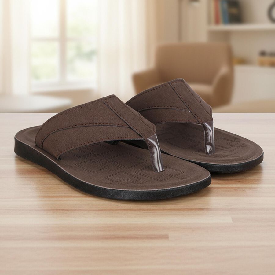 Men's Sandal, Brown, large