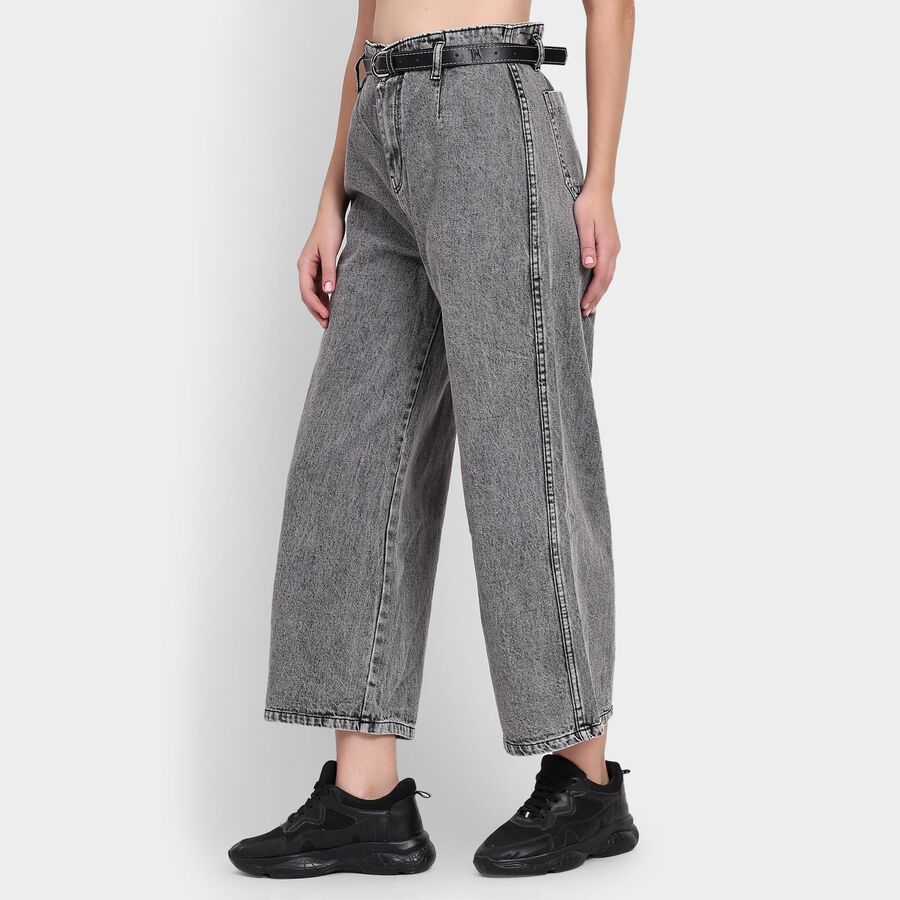 Ladies' 100% Cotton Jeans , Light Grey, large image number null