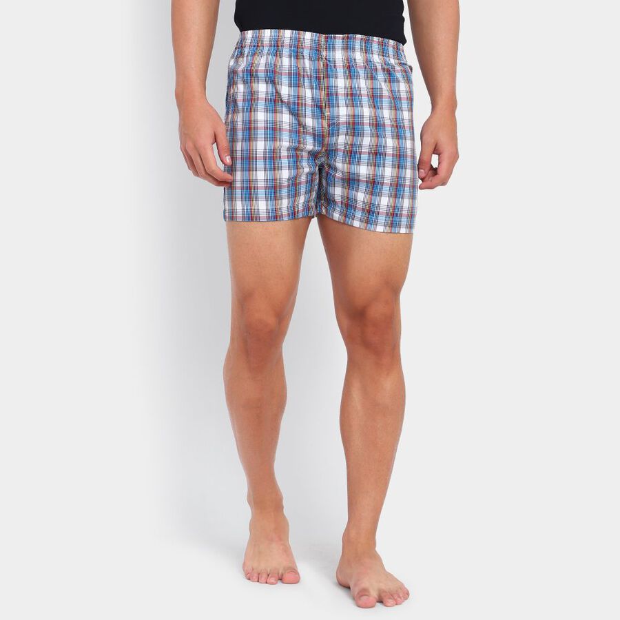 Men's Boxers, Navy Blue, large image number null