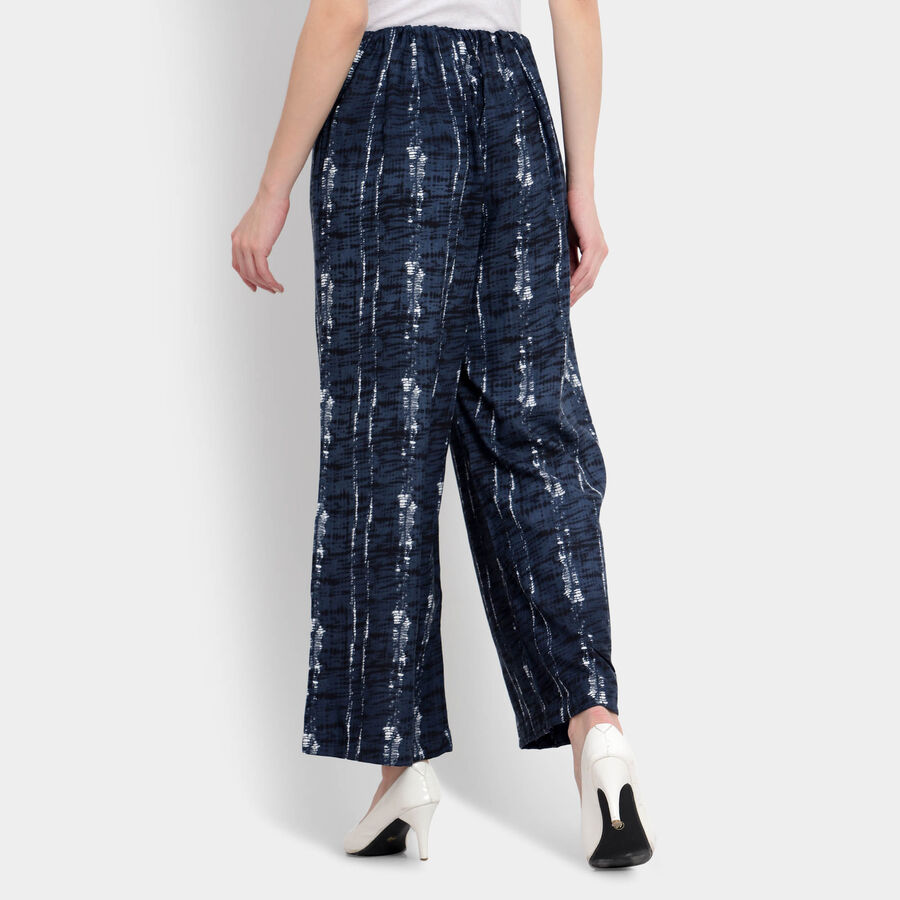 Printed Palazzo, Navy Blue, large image number null