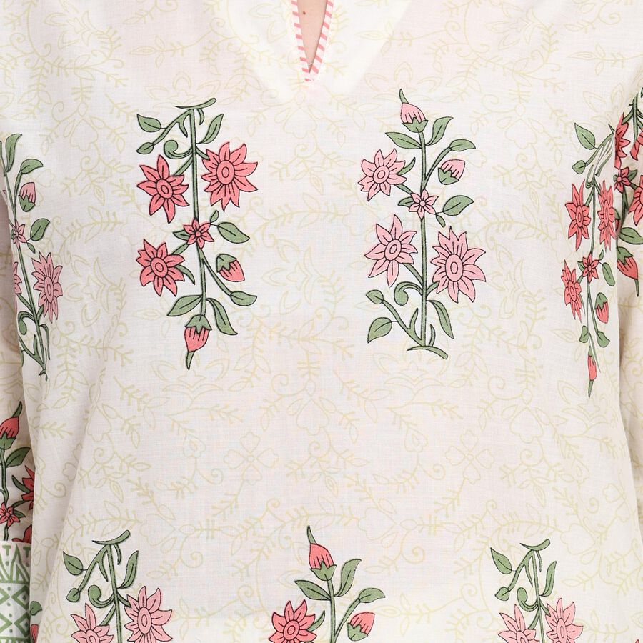 Ladies' 100% Cotton Ethnic Set , Light Pink, large image number null