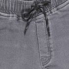 Kids' Stonewashed Blue Slim Fit Basic Jeans, Light Grey, small image number null