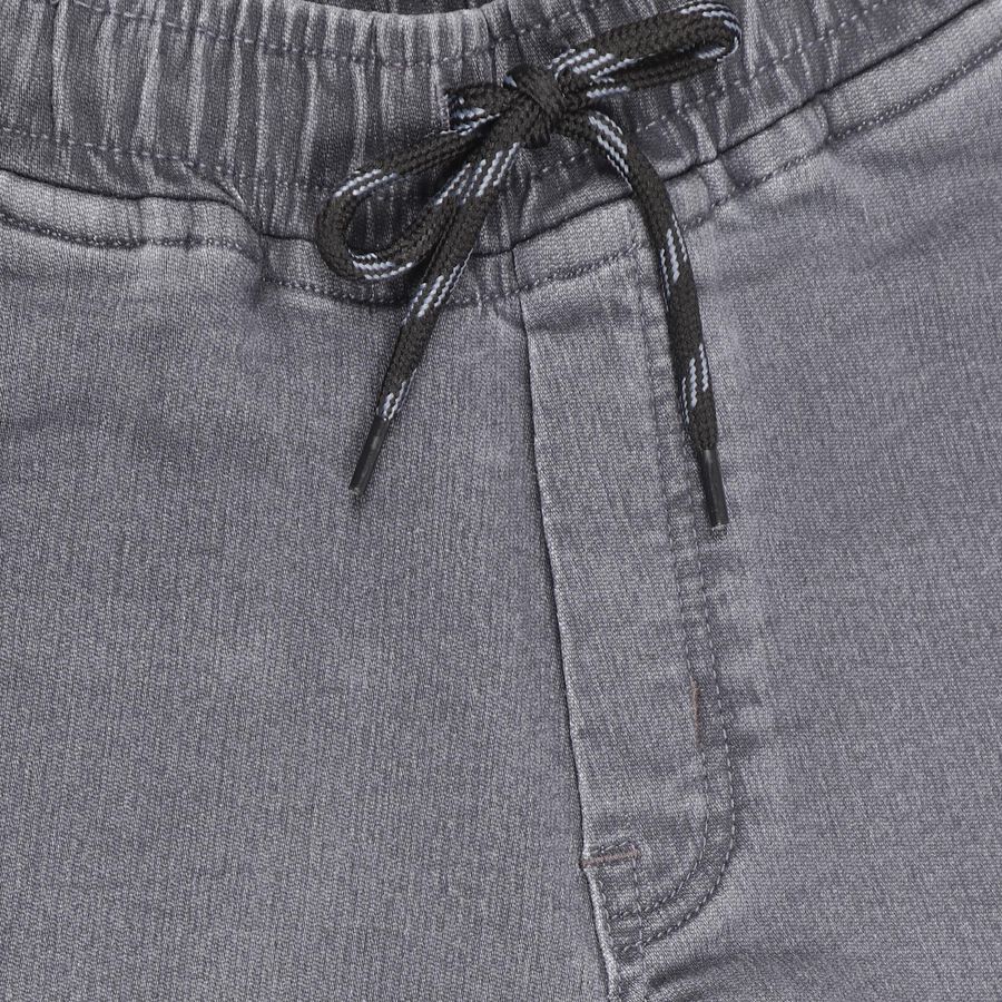 Kids' Stonewashed Blue Slim Fit Basic Jeans, Light Grey, large image number null