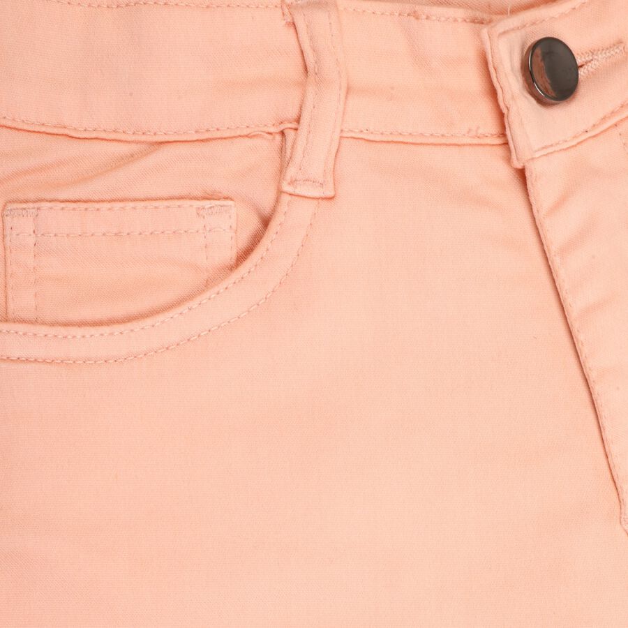 Girls' Jeans, Peach, large image number null