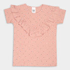 Girls' Cotton T-Shirt, Pink, small image number null