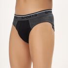 Men's V-Cut Briefs , Charcoal, small image number null