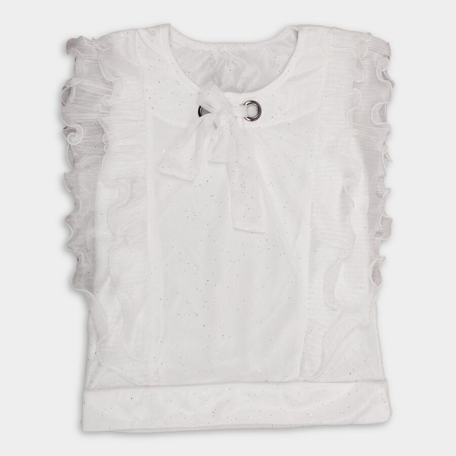 Girls' T-Shirt , Off White, large image number null