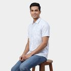 Men's Light Blue Cotton Classic Collar Casual Shirt, हल्का नीला, small