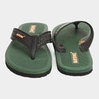 Mens Printed Flip Flops, Green, small image number null