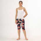 Ladies' Flared Capri , काला, small image number null