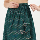 Ladies' Lehenga Skirt, Dark Green, small image number null