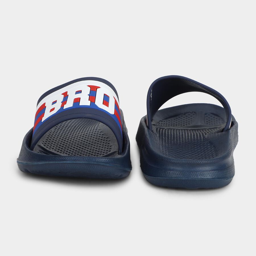 Boys' Slipper, Grey, large