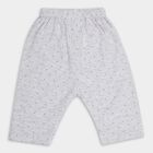 Infants' 100% Cotton Pyjama , Melange Light Grey, small image number null