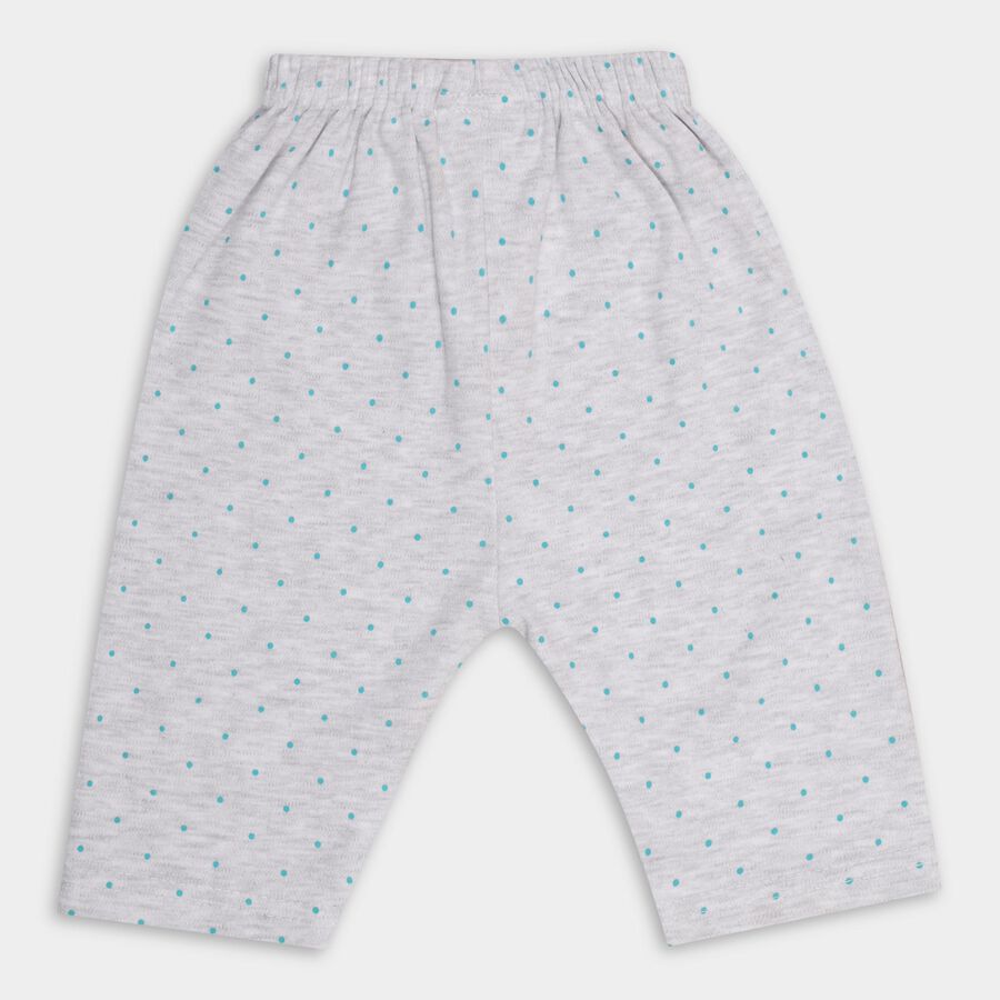 Infants' 100% Cotton Pyjama , Melange Light Grey, large image number null