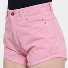 Cotton Solid Shorts, Lilac, small image number null