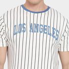 Men's 100% Cotton Round Neck Half Sleeves T-Shirt, Off White, small