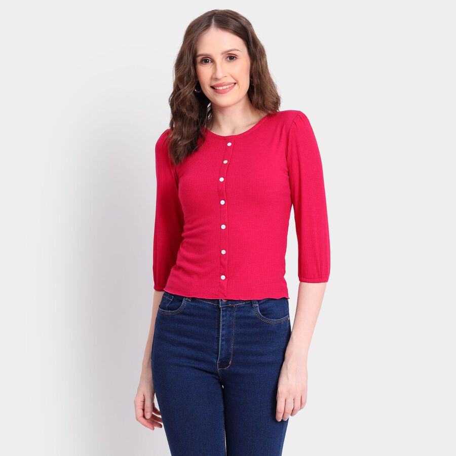 Ladies' Shirt, गुलाबी, large image number null