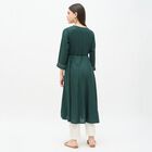 Ladies' Kurta, Dark Green, small image number null