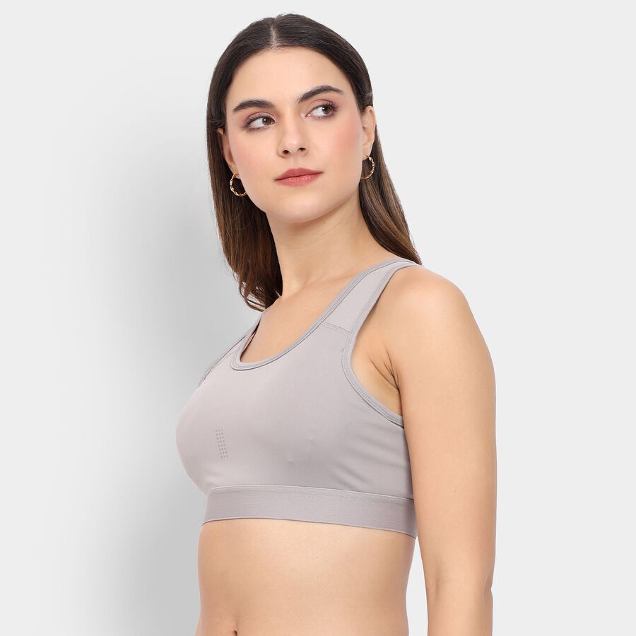 Ladies' Sports Bra , हल्का ग्रे, large image number null